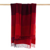 John Hanly Cashmere Throw | Red Wine Burgundy