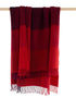 John Hanly Cashmere Throw | Red Wine Burgundy