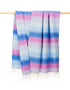 John Hanly Cashmere Throw | Blue Lavender Purple