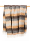 John Hanly Cashmere Throw | Camel Grey Brown