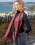 John Hanly Merino Scarf | Royal Stewart Tartan