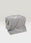 John Hanly Cashmere Merino Throw | Grey