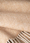 John Hanly Cashmere Merino Throw | Beige