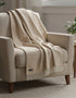 John Hanly Oversized Cashmere Throw - Beige