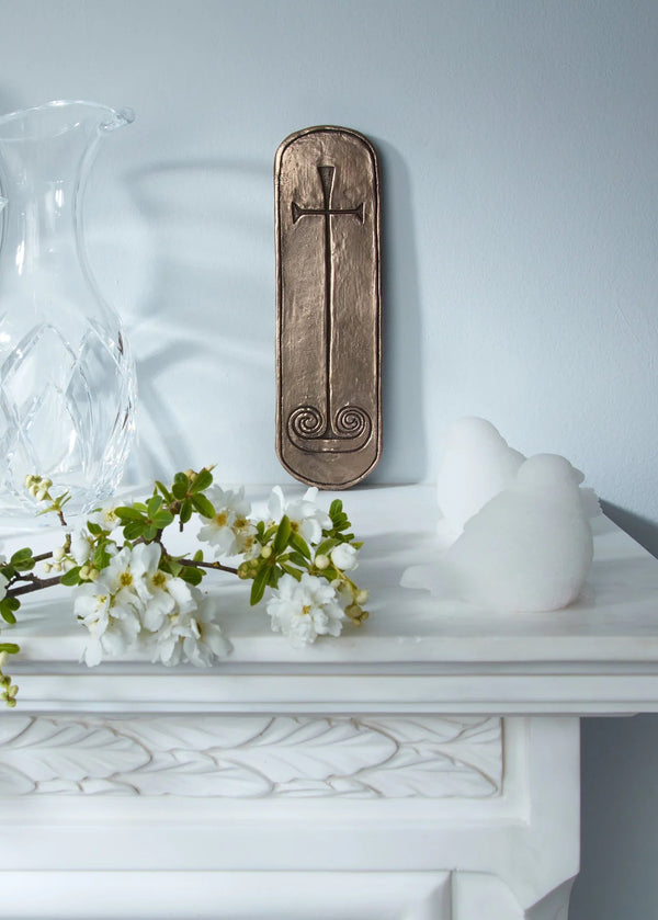 Wild Goose Bronze Sailing Cross | Wall Art
