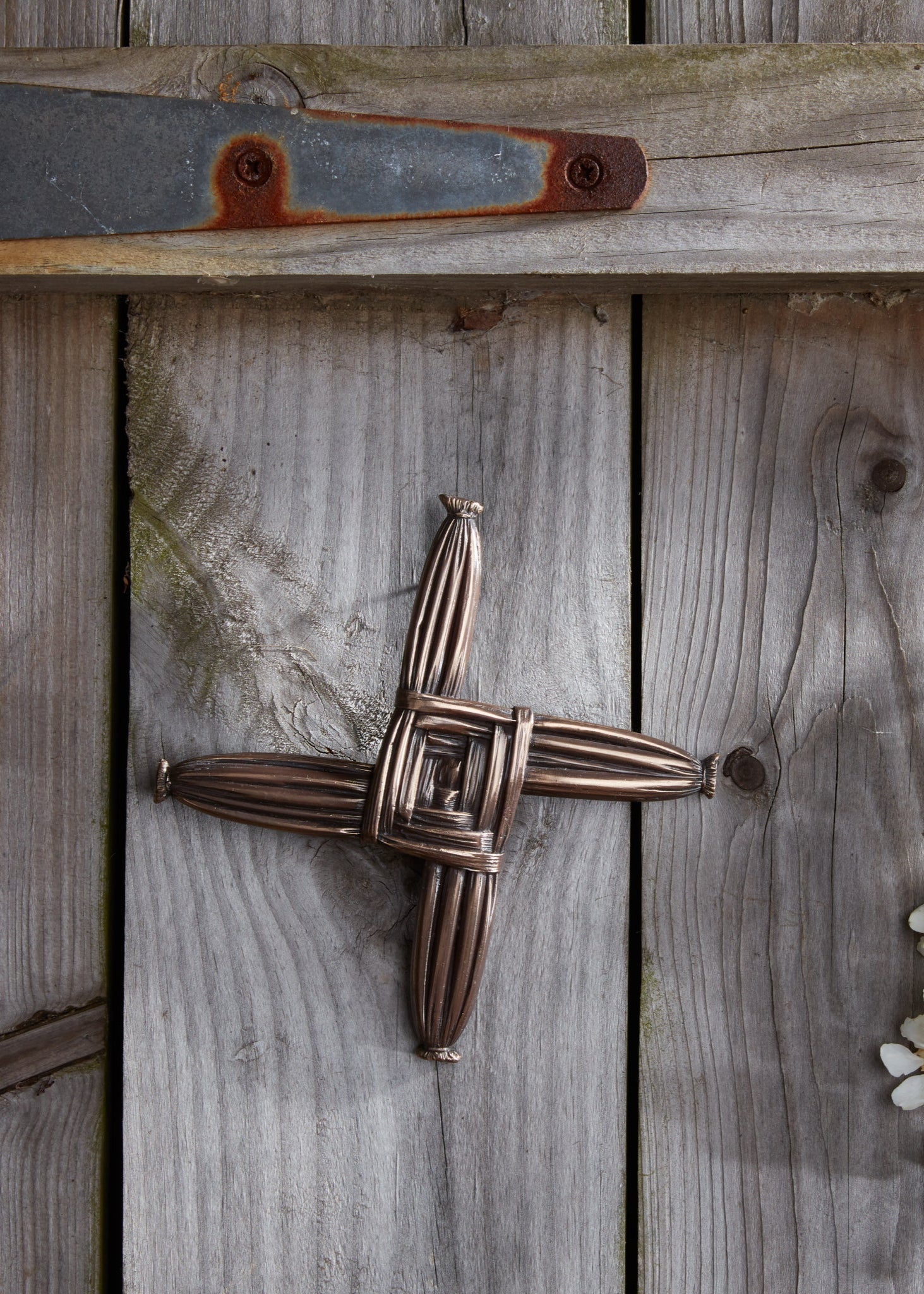 Wild Goose Bronze St. Brigid's Cross