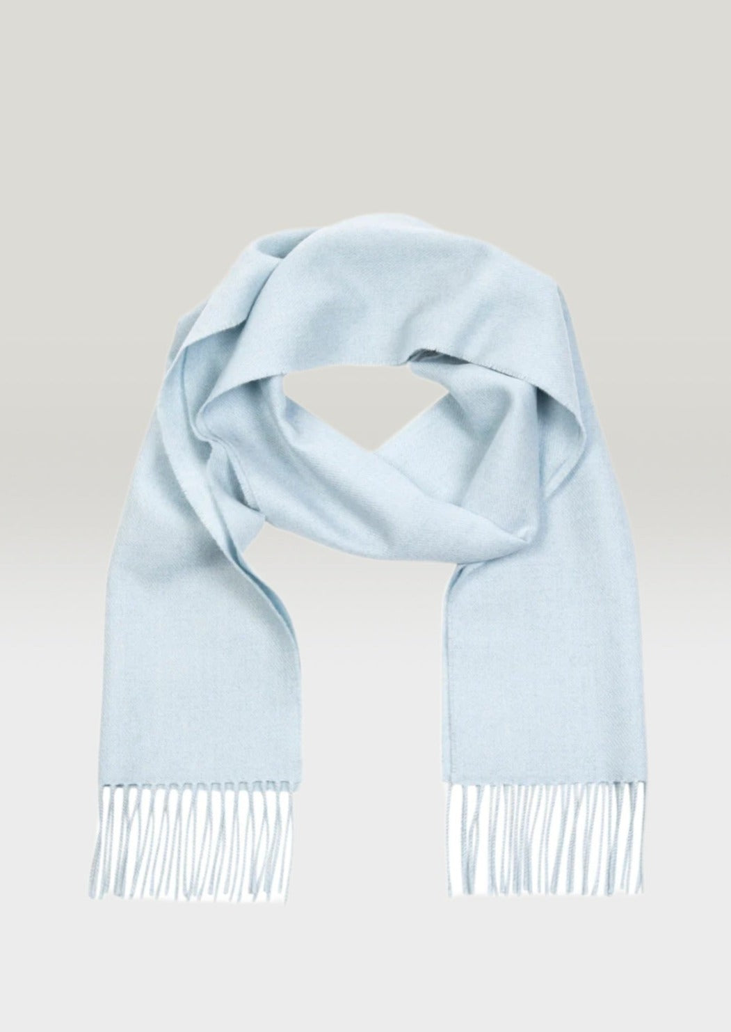 John Hanly Merino Scarf Blue