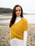 Aran Crossover Wrap | Sunflower