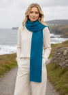 Luxe Ribbed Cashmere Merino Scarf | Teal Harbour