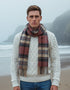 John Hanly Lambswool Scarf | Check