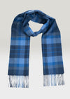 John Hanly Merino Scarf Blue Navy