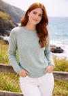 Aoife Merino Wool Crewneck Sweater | Mint