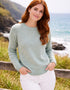 Aoife Merino Wool Crewneck Sweater | Mint