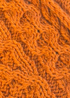 Aran Merinowoll-Poncho mit Rundhalsausschnitt | Himbeere – Premium-Strickwaren mit Tradition