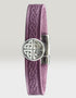 Knot Purple Celtic Cuff Leather Bracelet