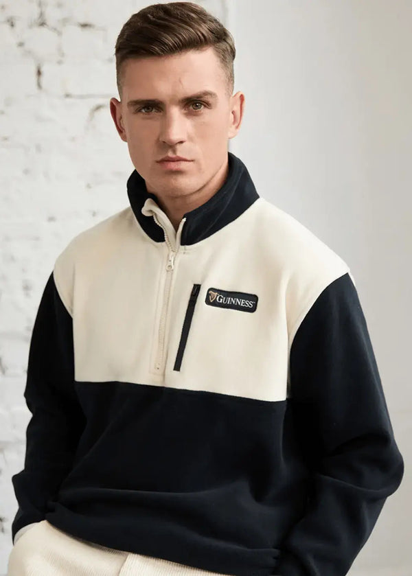 Guinness Men's Harp Full Zip Fleece