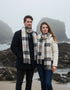 Foxford Lambswool Scarf | Neutral Block Check