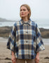 Mucros Country Cape | Blue Check