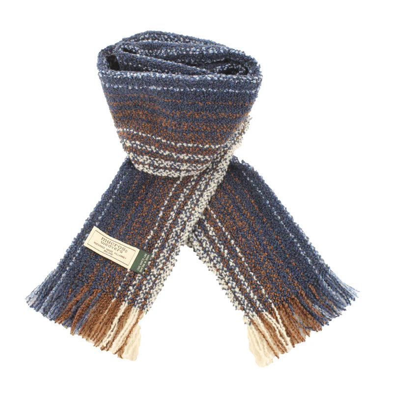 Mucros Skellig Scarf | Blue Navy