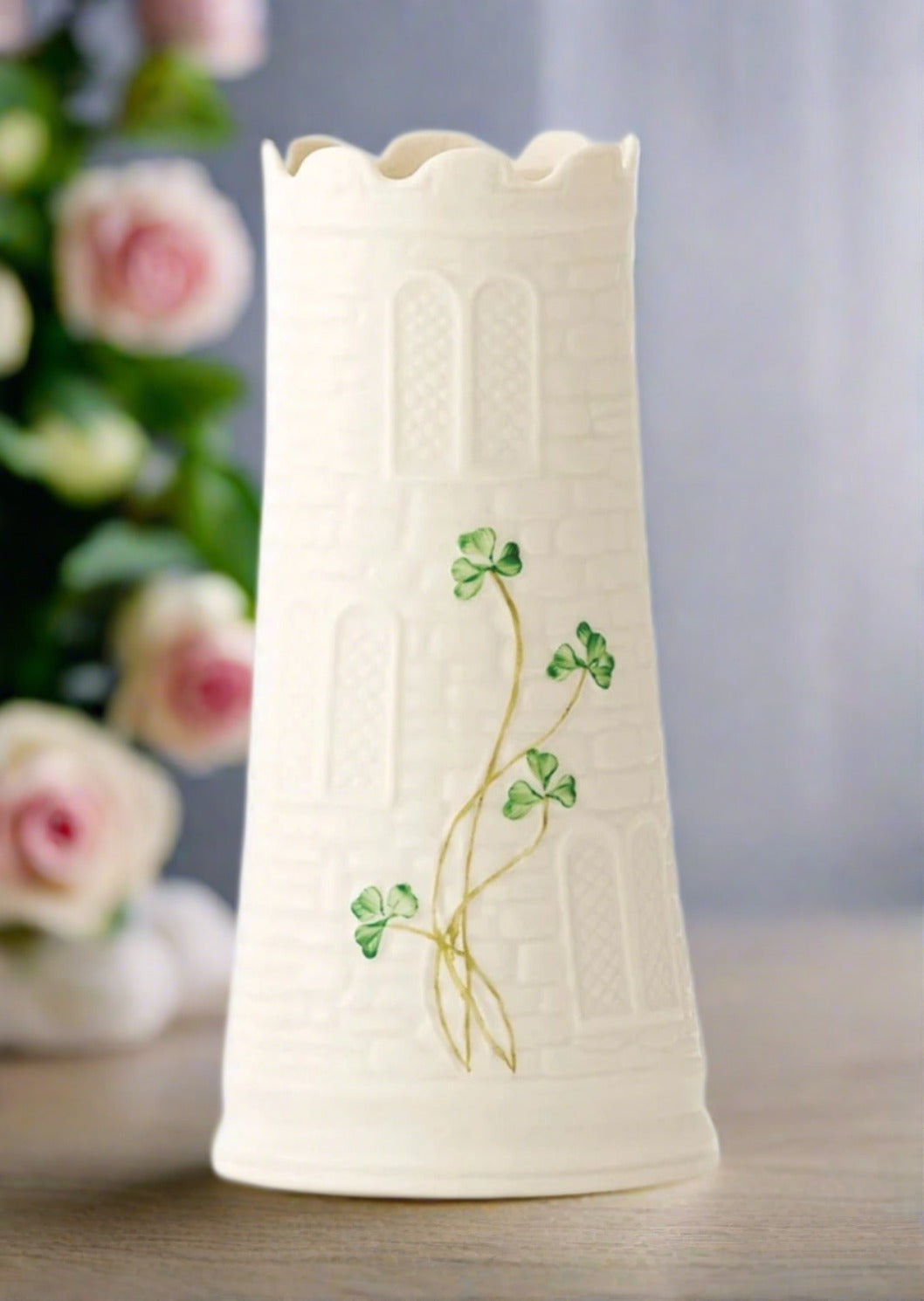 Belleek Classic Castle Vase