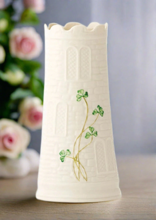 Belleek Classic Castle Vase