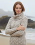 Aran Cowl Neck Chunky Sweater | Oatmeal