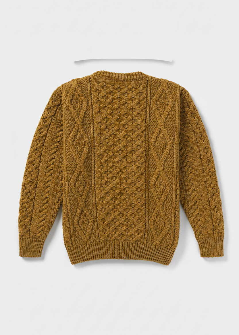 Aran Wool Sweater | Harvest - Clearance
