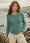 IrelandsEye Killiney Cardigan | Sea Green