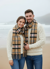 John Hanly Lambswool Scarf Merrick Tartan