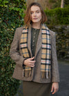John Hanly Lambswool Scarf Merrick Tartan