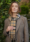 John Hanly Lambswool Scarf Merrick Tartan