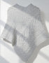 Aran Super Soft Poncho | Feather Grey - Clearance