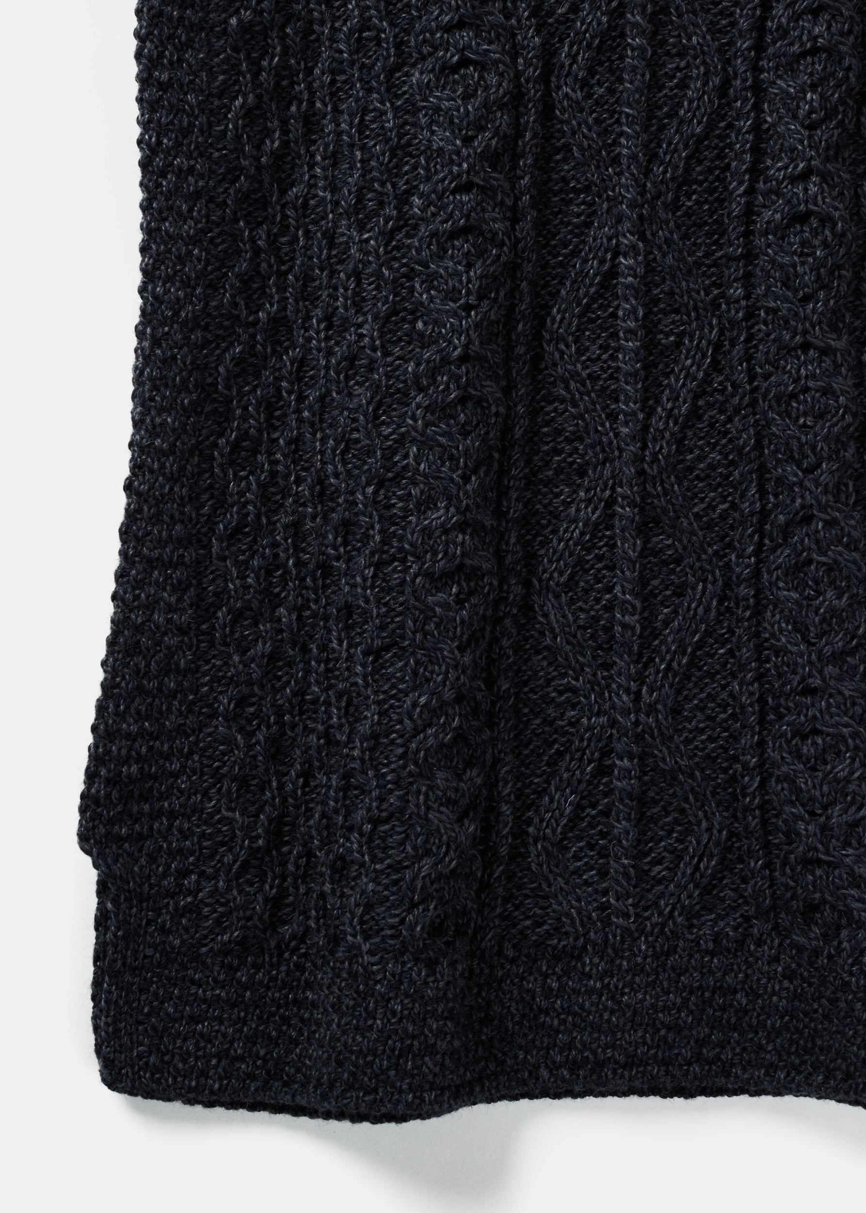 Aran Ladies Vest | Charcoal - Clearance