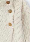 Children's Aran 3 Buttons Trellis Cardigan