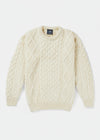Aran Wool Sweater | Natural