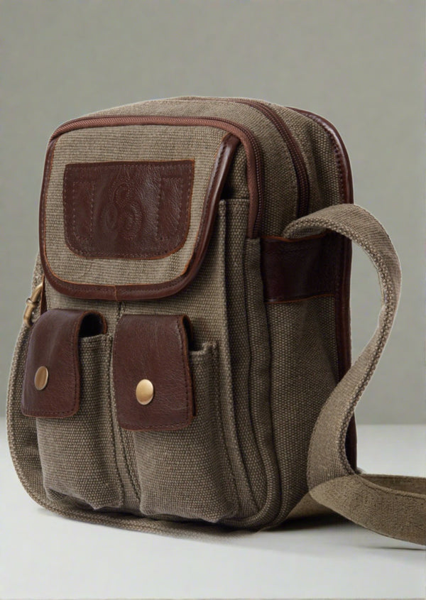 Aran Double Pocket Bag
