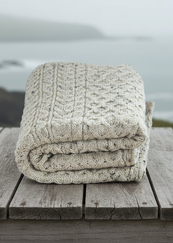 Aran Honeycomb Blanket | Nep