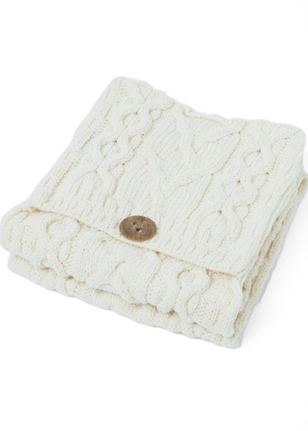 Aran Pocket Scarf | Natural