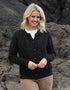 Ladies Aran Cardigan | Charcoal
