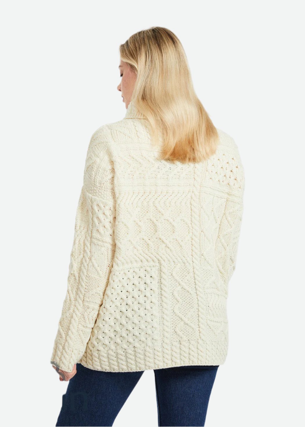 Skellig Oversized Aran Sweater | Natural