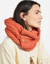 Aran Buttoned Snood | Autumn Leaves