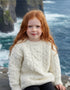Kids Aran Sweater | Natural - Clearance