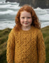Kids Aran Sweater | Sunflower - Clearance