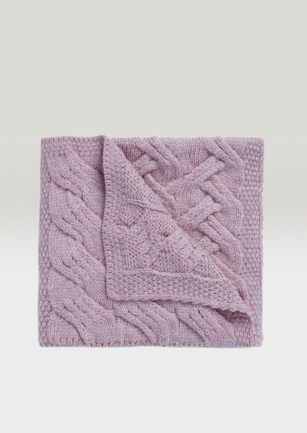 Aran Supersoft Baby Blanket - Pink