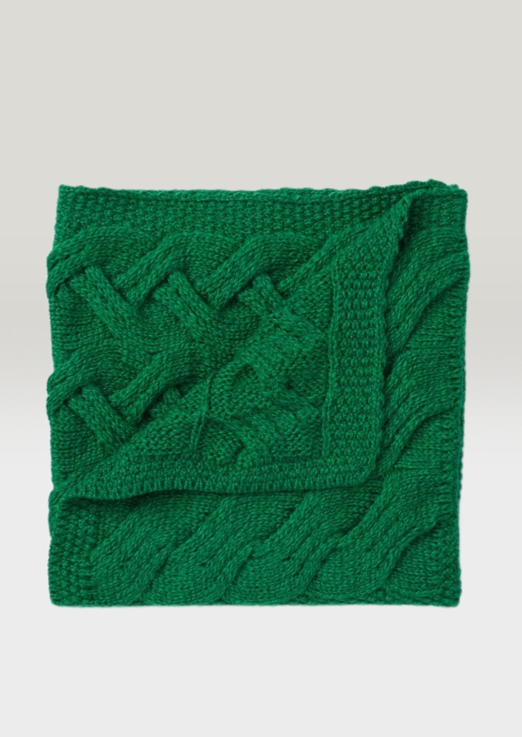 Aran Supersoft Baby Blanket - Green