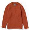 Ladies Donegal Roll Neck Sweater | Orange