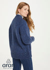 Ladies Tweed Cardigan | Blue