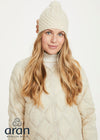 Aran Button Hat | Natural