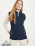 Aran Fleece Lined Women's Gilet | Blue - Clearance