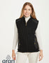 Women's Lined Sleeveless Jacket | Black - Clearance